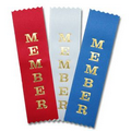 1-5/8"x6" Vertical Stock Title Ribbon (MEMBER)